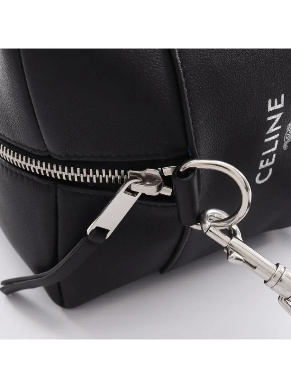 Celine Shoulder Bag Takeaway Black Leather Take Away